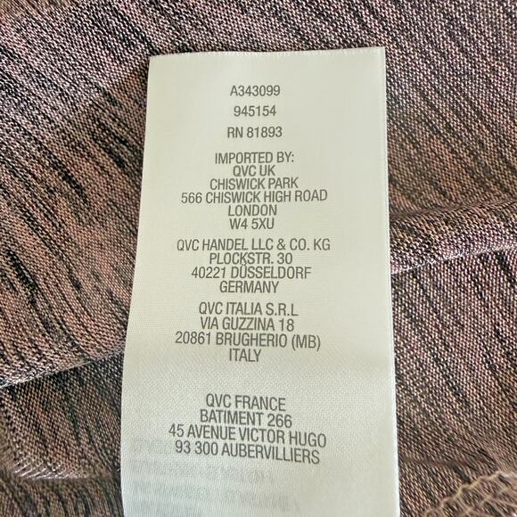 Susan Graver Womens Size Large Pink Liquid Knit Tunic Tank Top Blouse Shimmering - Picture 5 of 11